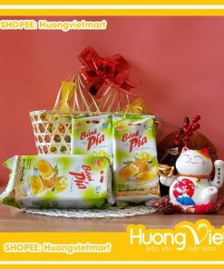 Bánh pía truyền thống đậu xanh sầu riêng 1 trứng 4 sao Tân Huê Viên 540gr