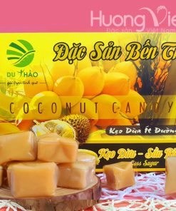 Kẹo dừa Ít Đường Sầu Riêng Du Thảo 400gr