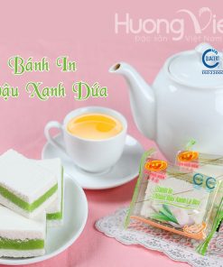 Bánh in đậu xanh lá dứa 400g Tân Huê Viên