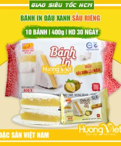 Bánh in đậu xanh sầu riêng 400g Tân Huê Viên