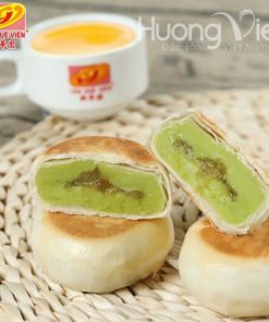 Bánh pía truyền thống chay lá dứa sầu riêng  Tân Huê Viên 400gr