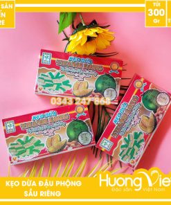 Kẹo dừa lá dứa sầu riêng Thanh Long 300g