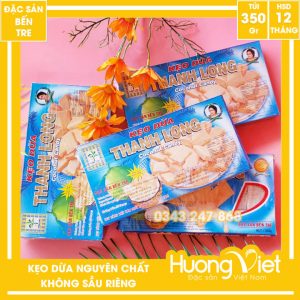 Kẹo dừa lá dứa sầu riêng Thanh Long 300g