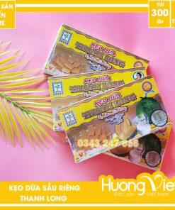 Kẹo dừa lá dứa sầu riêng Thanh Long 300g