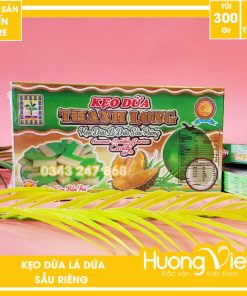 Kẹo dừa lá dứa sầu riêng Thanh Long 300g