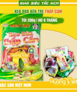 Kẹo dừa thập cẩm nhiều vị Hai Tỏ 200g