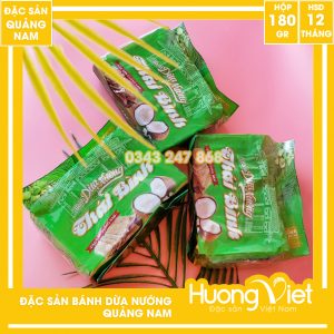 Bánh dừa nướng Quảng Nam thương hiệu Thái Bình túi 12 bánh