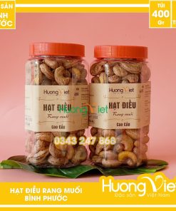 Hạt điều rang muối Bình Phước loại 1 hộp 400g
