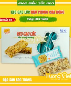 Kẹo đậu phộng chà bông 12 thanh Tân Huê Viên 240gr