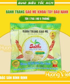 Bánh tráng nướng không đường Sachi Khoai Tây Đậu Xanh 75gr