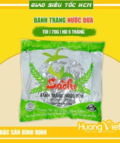 Bánh tráng nướng không đường Sachi Nước Cốt Dừa 75gr
