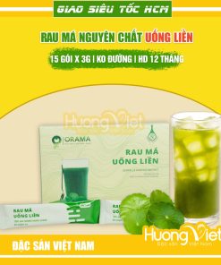 Hộp bột rau má uống liền nguyên chất tự nhiên Orama (15gói x 3g) Hộp bột rau má uống liền nguyên chất tự nhiên Orama (15gói x 3g)