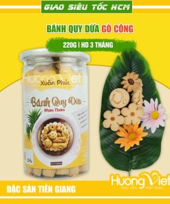 BÁNH QUY DỪA NHÂN ĐẬU PHỘNG XUÂN PHÚC 220G