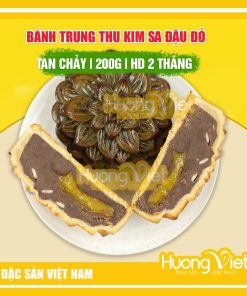 Bánh trung thu kim sa đậu đỏ trứng tan chảy 200g (MS53)