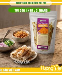 Bánh tráng trộn cuộn Hành Phi Tân Nhiên (Túi 55g)