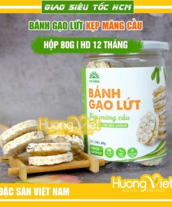 Bánh gạo lức kẹp nhân cam 80g