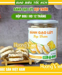 Bánh gạo lức kẹp nhân cam 80g