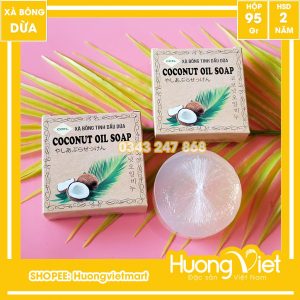 Xà bông tinh dầu dừa Bến Tre 95g