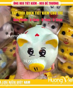 Heo đất tiết kiệm loại trung, ống heo dễ thương làm quà tặng sinh nhật