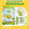Bánh pía chay Tân Huê Viên Trà xanh sầu riêng 480g gói 12 bánh