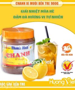 Chanh xí muội Thanh Bình đặc sản Bến Tre - Hũ 900g Chanh xí muội Thanh Bình đặc sản Bến Tre - Hũ 900g