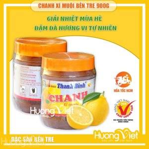 Chanh xí muội Thanh Bình đặc sản Bến Tre - Hũ 900g