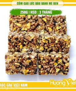 Cốm gạo lức đậu xanh mè đen Tân Huê Viên 250g