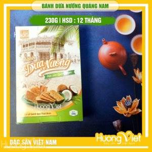  Bánh dừa nướng Thái Bình hộp 230g - Đặc sản Quảng Nam