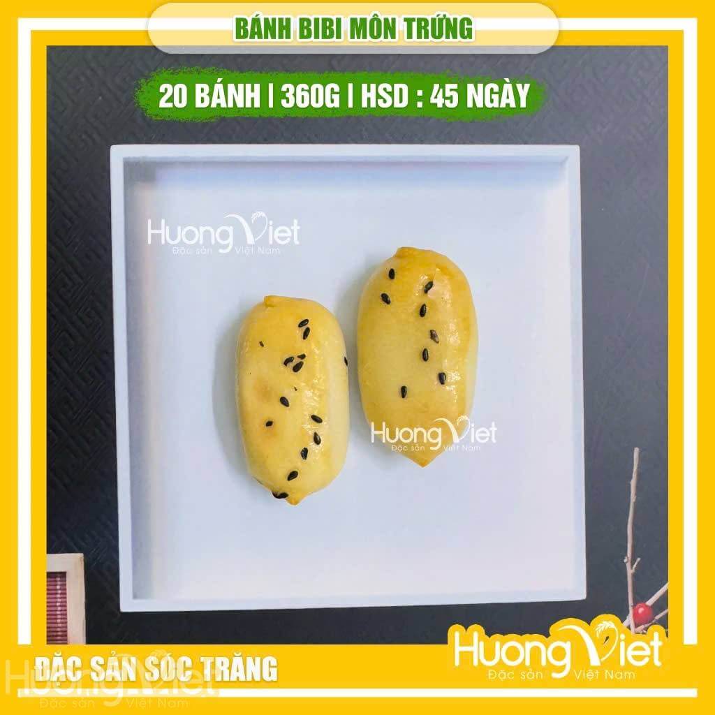 Bánh pía BiBi Môn trứng mini Tân Huê Viên 360g (20 gói x 18g) Bánh pía BiBi Môn trứng mini Tân Huê Viên 360g (20 gói x 18g)