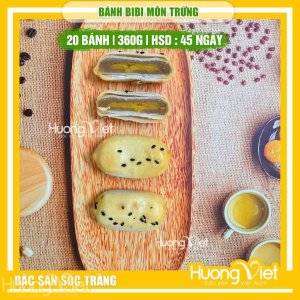 Bánh pía BI BI MÔN mini Sóc Trăng 360g (20 gói x 18g)