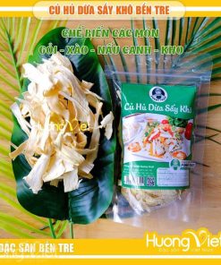 Củ hủ dừa sấy khô Bến Tre Funny Fruit thơm ngọt túi 50g