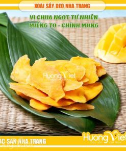 Xoài sấy dẻo ngọt nguyên miếng Khánh Trang túi zip 200g