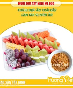 Muối chấm trái cây Nhất Vị - Đặc sản Muối Tôm Tây Ninh hũ 90g