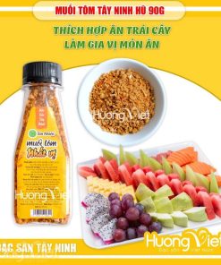 Muối chấm trái cây Nhất Vị - Đặc sản Muối Tôm Tây Ninh hũ 90g Muối chấm trái cây Nhất Vị - Đặc sản Muối Tôm Tây Ninh hũ 90g