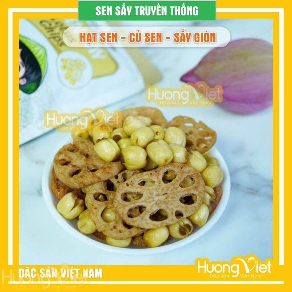 Sen sấy giòn Truyền Thống đặc sản Đồng Tháp - Đại Việt gói 30g
