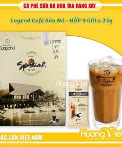 Cà phê sữa đá hòa tan Trung Nguyên Legend - Hộp 9 gói x 25gr Cà phê sữa đá hòa tan Trung Nguyên Legend - Hộp 9 gói x 25gr