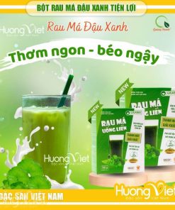Bột rau má đậu xanh đường phèn Quảng Thanh (12 Gói x 15g)