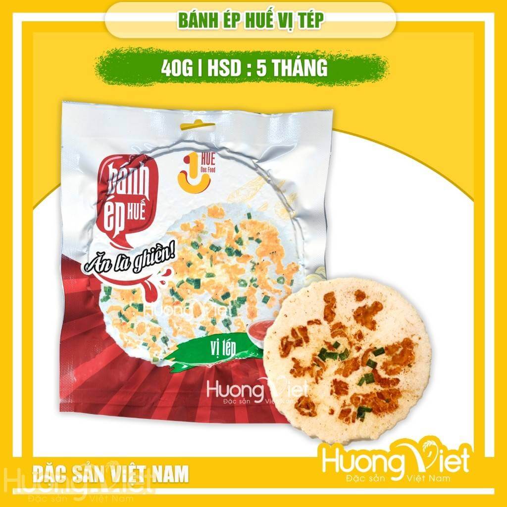 Bánh Ép Huế khô vị Tép giòn tan (gói 40g) - Đặc sản Cố Đô Bánh Ép Huế khô vị Tép giòn tan (gói 40g) - Đặc sản Cố Đô