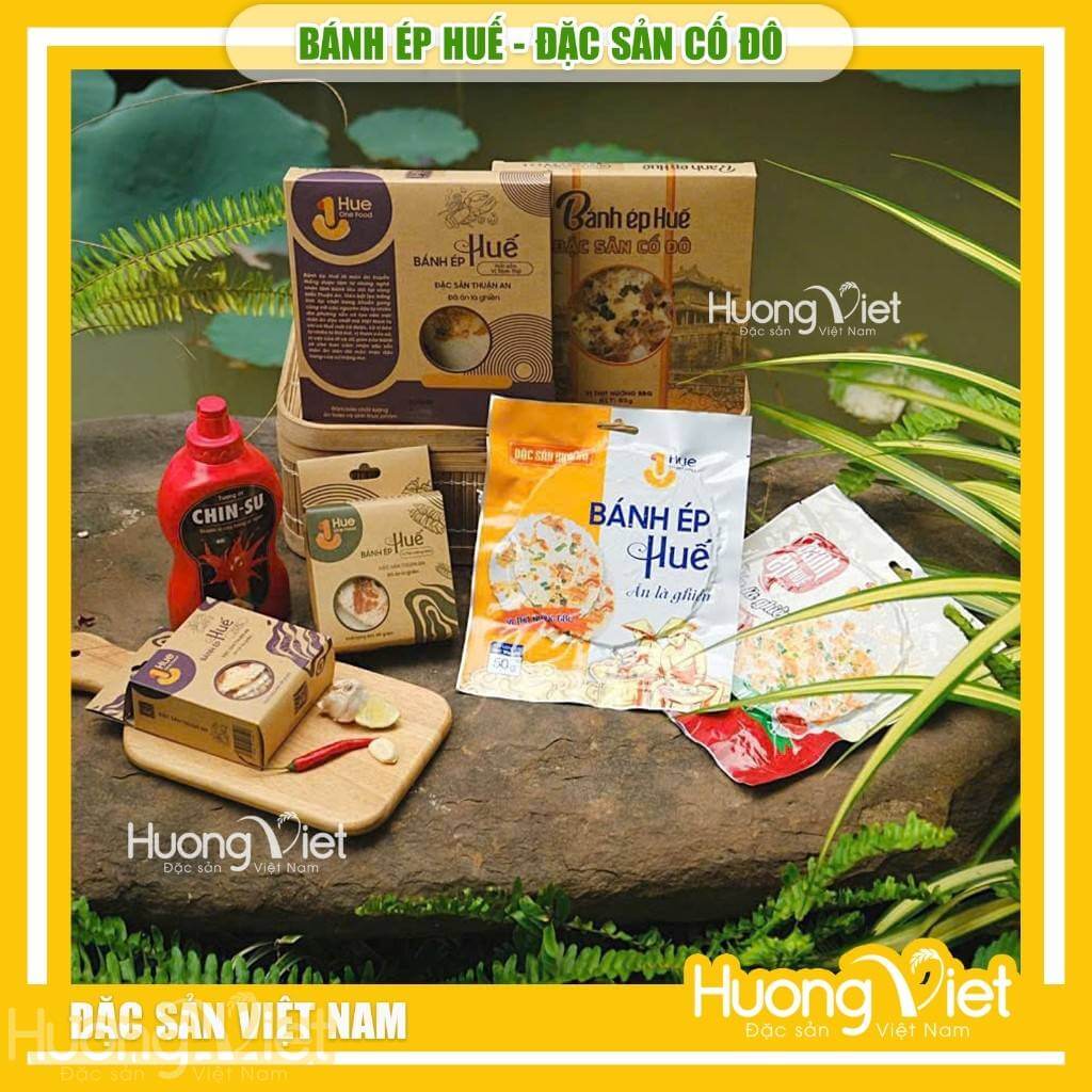 Bánh Ép Huế khô vị Tép giòn tan (gói 40g) - Đặc sản Cố Đô