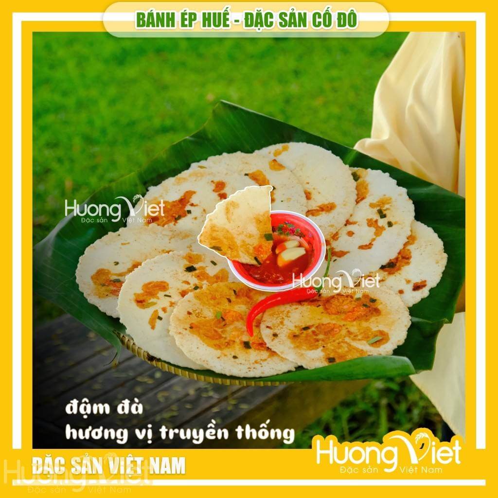 Bánh Ép Huế khô vị Tép giòn tan (gói 40g) - Đặc sản Cố Đô