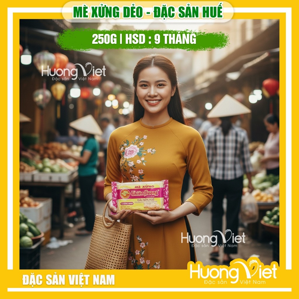 Mè xửng Huế dẻo thơm hiệu Thiên Hương gói 250g Mè xửng Huế dẻo thơm hiệu Thiên Hương gói 250g