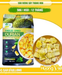 Sầu riêng sấy thăng hoa 6RI đặc sản Vĩnh Long (Túi 50g)