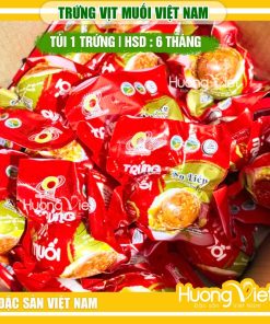 Trứng vịt muối ăn liền Minh Đức béo ngậy (Vỉ 4 trứng, 60g) Trứng vịt muối ăn liền Minh Đức béo ngậy (Vỉ 4 trứng, 60g)