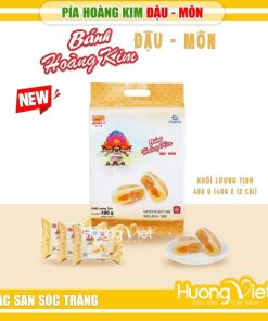 Bánh pía hoàng kim Đậu - Môn Tân Huê Viên (480g, 12 Bánh) Bánh pía hoàng kim Đậu - Môn Tân Huê Viên (480g, 12 Bánh)