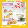 Bánh pía chay song vị Đậu - Môn Tân Huê Viên (480g, 12 bánh)