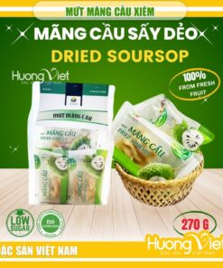 Mãng cầu xiêm sấy dẻo 123Farm (Túi 270g) – Vị chua ngọt