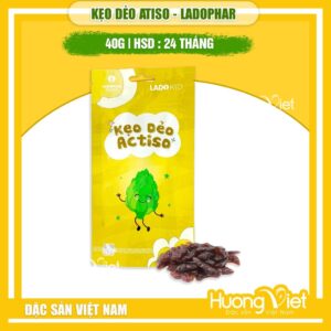 Kẹo dẻo Actiso Ladophar Đà Lạt (Túi 40g) – Vị ngọt thanh tự nhiên