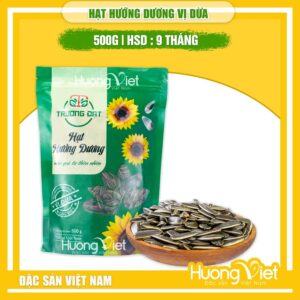Hạt hướng dương vị dừa Trường Đạt (500g) - Túi zip lớn tiết kiệm