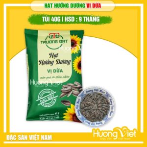Hạt hướng dương vị dừa Trường Đạt (500g) - Túi zip lớn tiết kiệm