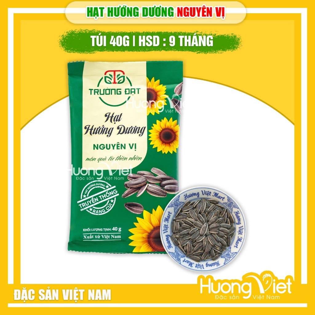 Hạt hướng dương vị dừa Trường Đạt (500g) - Túi zip lớn tiết kiệm Hạt hướng dương vị dừa Trường Đạt (500g) - Túi zip lớn tiết kiệm